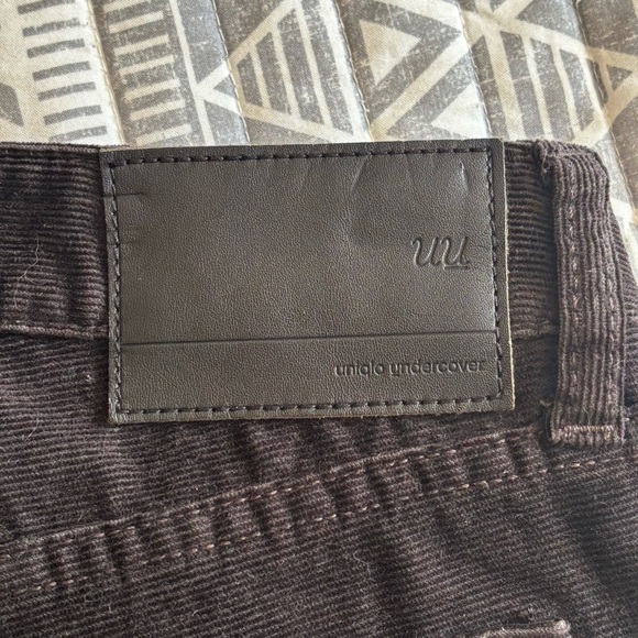Uniqlo Undercover Black Corduroy Pants with Zip Legs Size 28 - Picture 6 of 14
